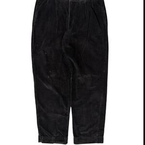 Club room black corduroy trousers